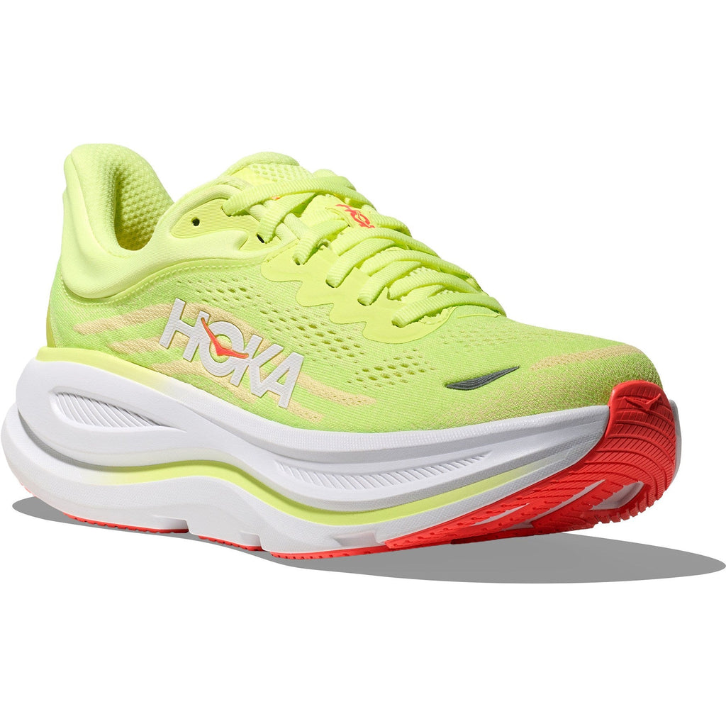 Women's Bondi 9 Road-Running Shoes - Neon Yuzu/Sunlight - view 3