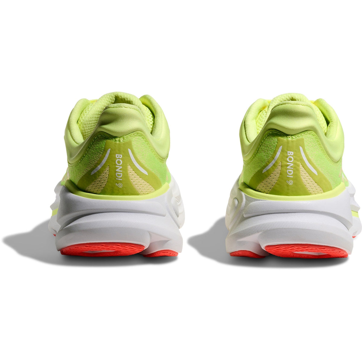 Women's Bondi 9 Road-Running Shoes - Neon Yuzu/Sunlight - view 5