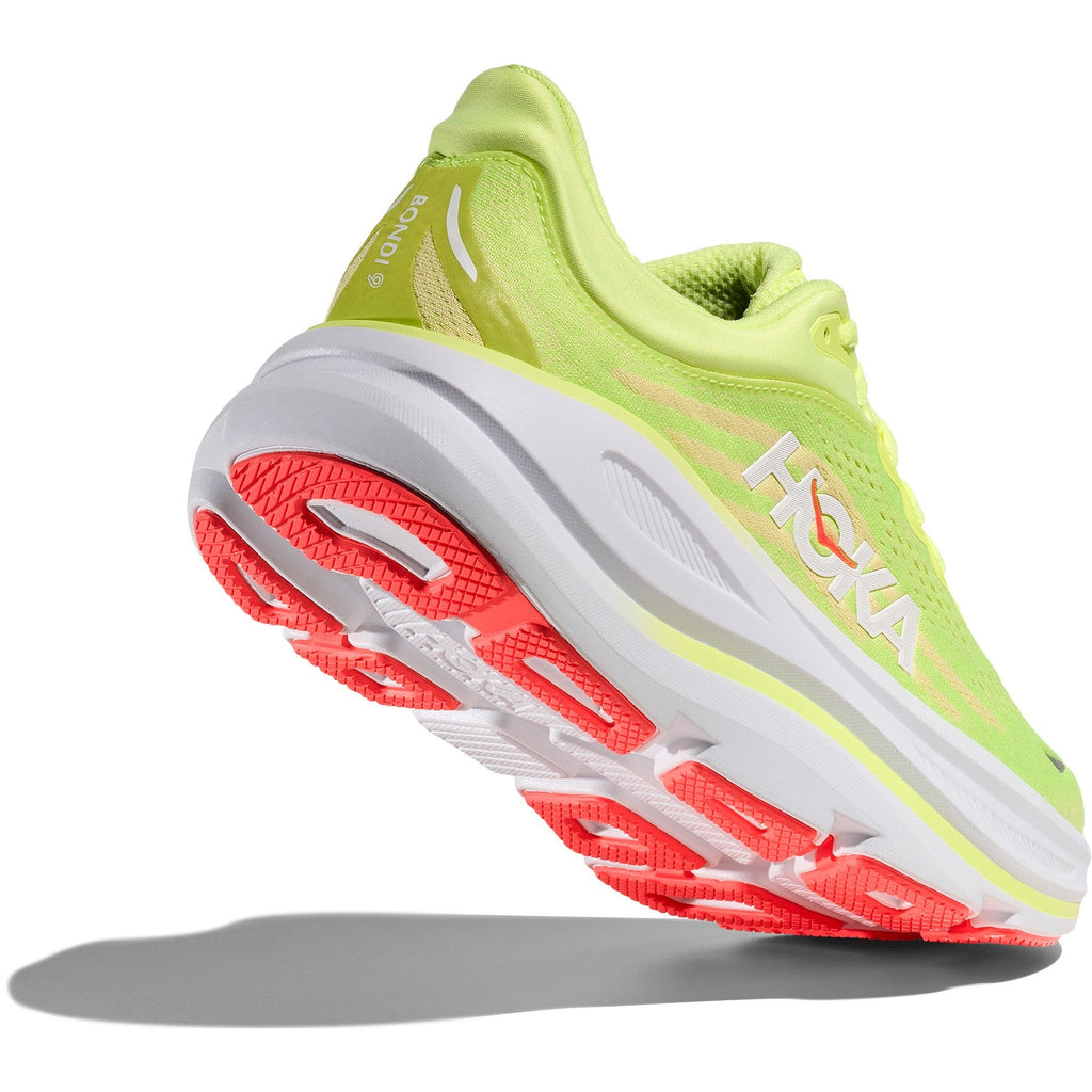 Women's Bondi 9 Road-Running Shoes - Neon Yuzu/Sunlight - view 8