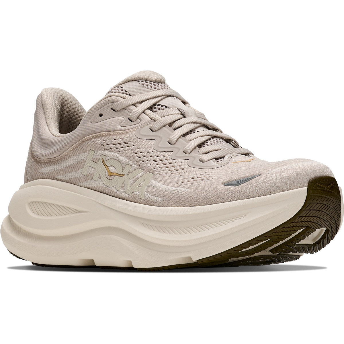 Women's Bondi 9 Road-Running Shoes - River Rock Grey/Alabaster - view 3