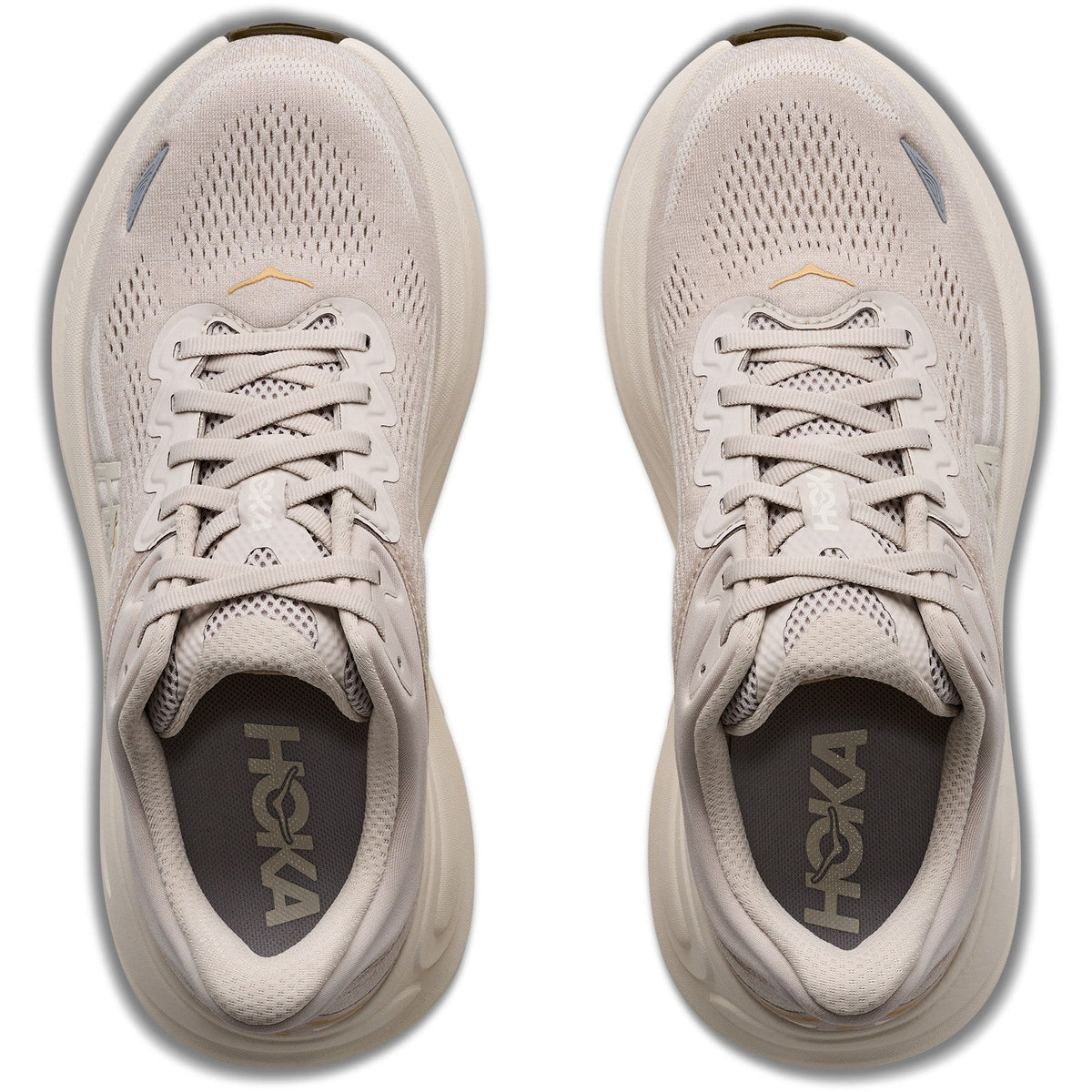 Women's Bondi 9 Road-Running Shoes - River Rock Grey/Alabaster - view 6