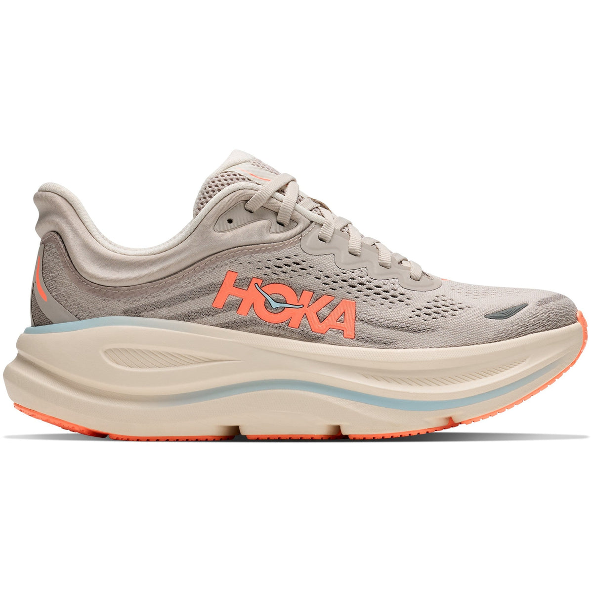 Women's Bondi 9 Road-Running Shoes - River Rock Grey/Mineral Ore - view 1