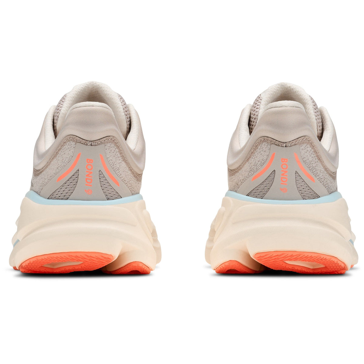 Women's Bondi 9 Road-Running Shoes - River Rock Grey/Mineral Ore - view 5