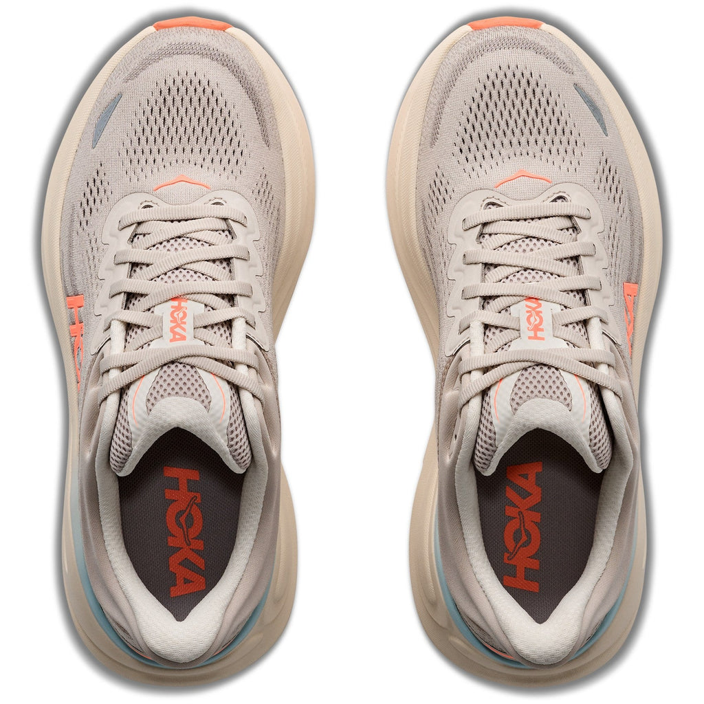 Women's Bondi 9 Road-Running Shoes - River Rock Grey/Mineral Ore - view 6