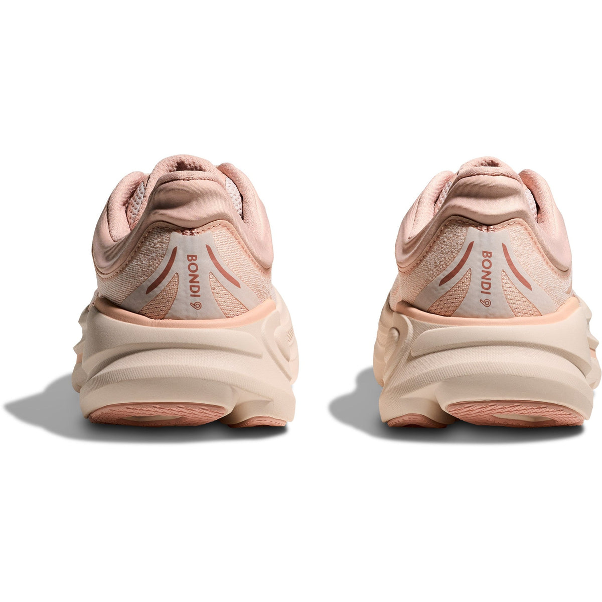 Women's Bondi 9 Road-Running Shoes - Rose Latte/Rose Cream - view 5