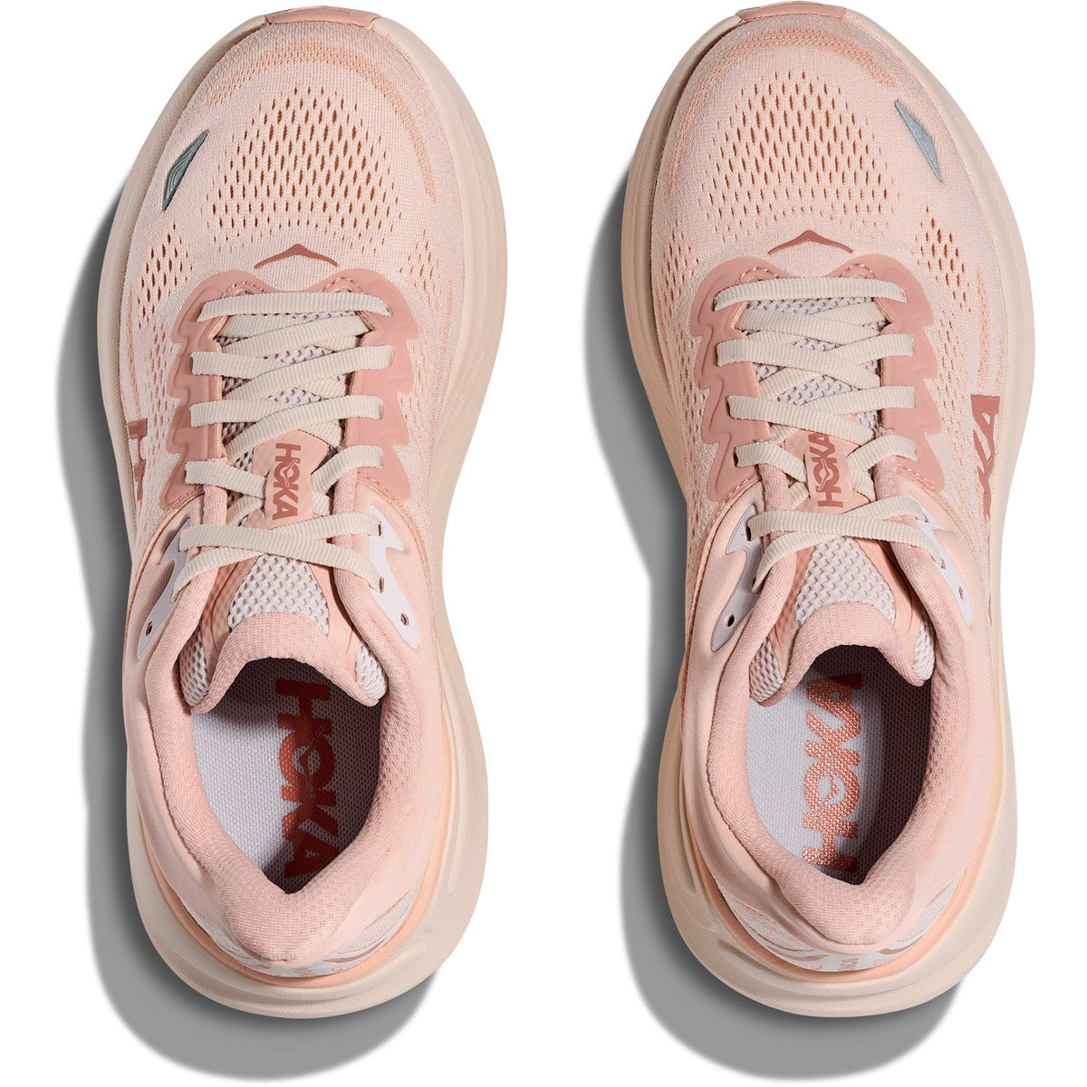 Women's Bondi 9 Road-Running Shoes - Rose Latte/Rose Cream - view 6