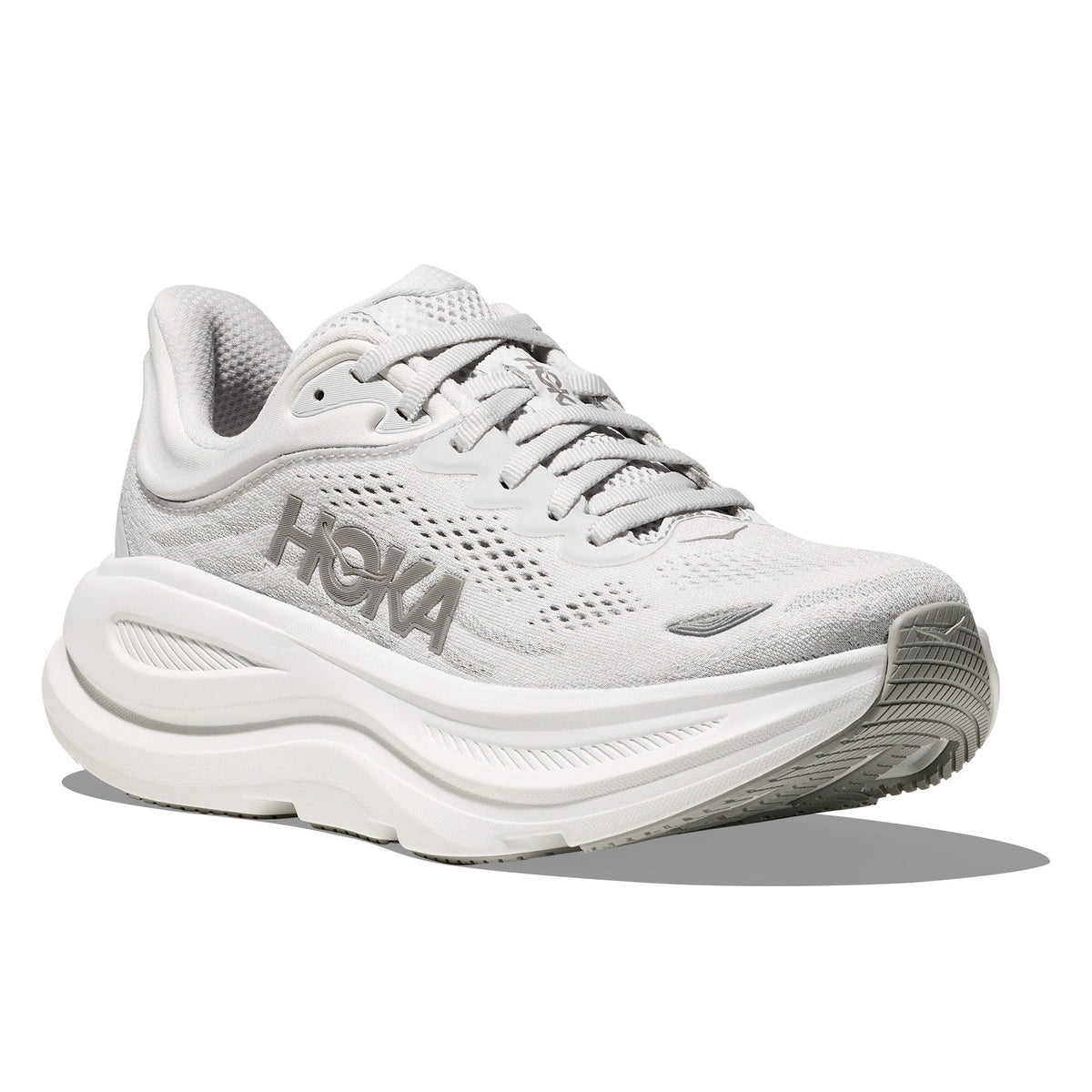 Women's Bondi 9 Road-Running Shoes - Stardust/Silver - view 3