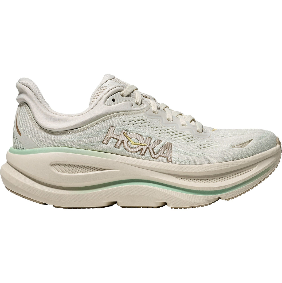 Women's Bondi 9 Road-Running Shoes - Truffle Salt/Sea Glass - view 1