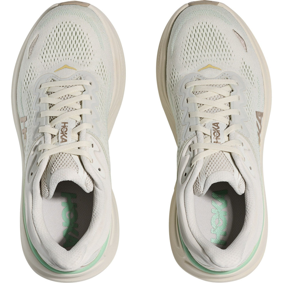 Women's Bondi 9 Road-Running Shoes - Truffle Salt/Sea Glass - view 6