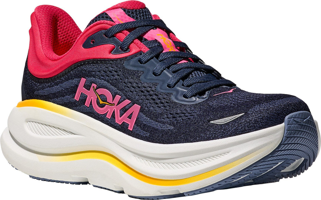 Women's Bondi 9 Road-Running Shoes - Varsity Navy/Nautical Dusk - view 3