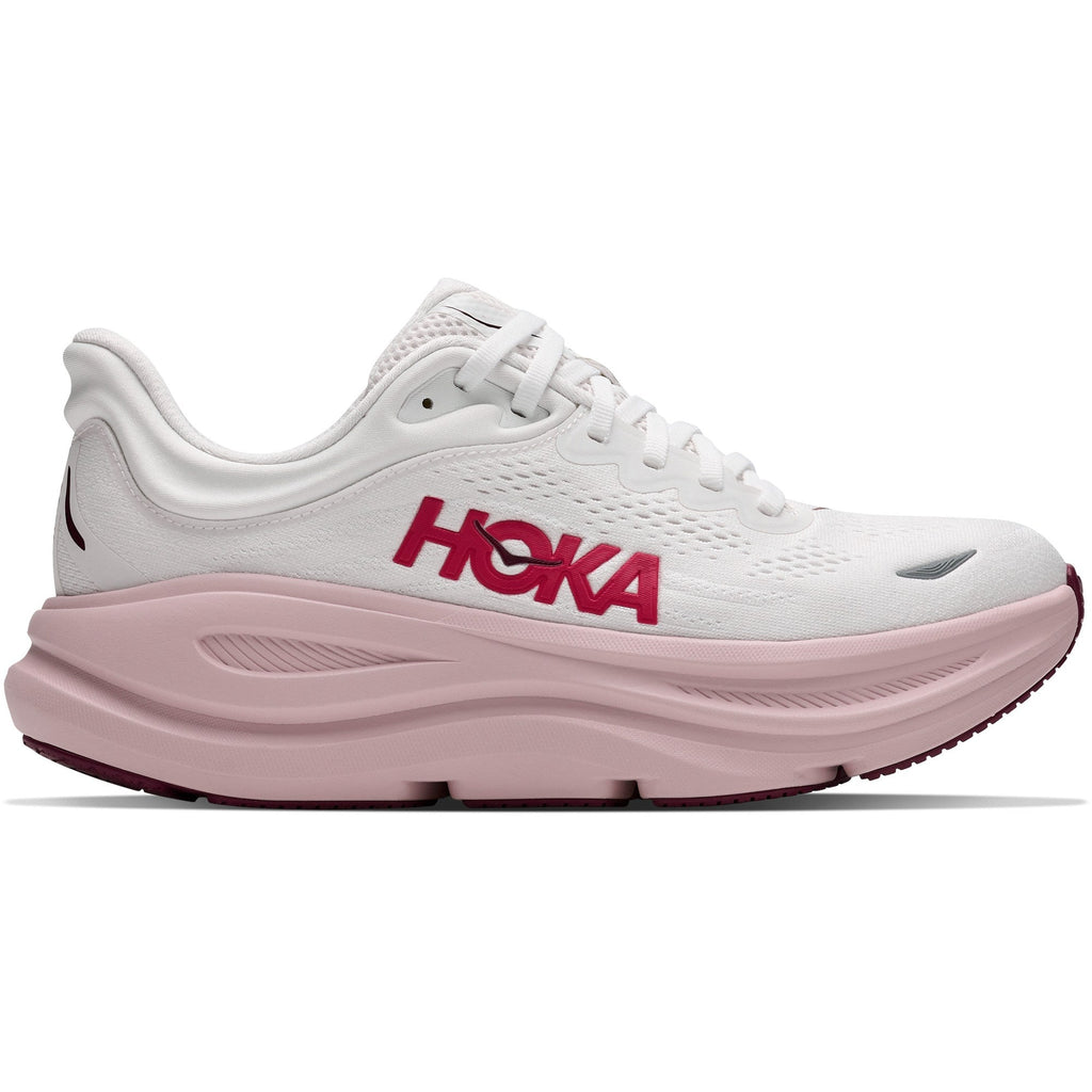 Women's Bondi 9 Road-Running Shoes - White/Pink Opal - view 1