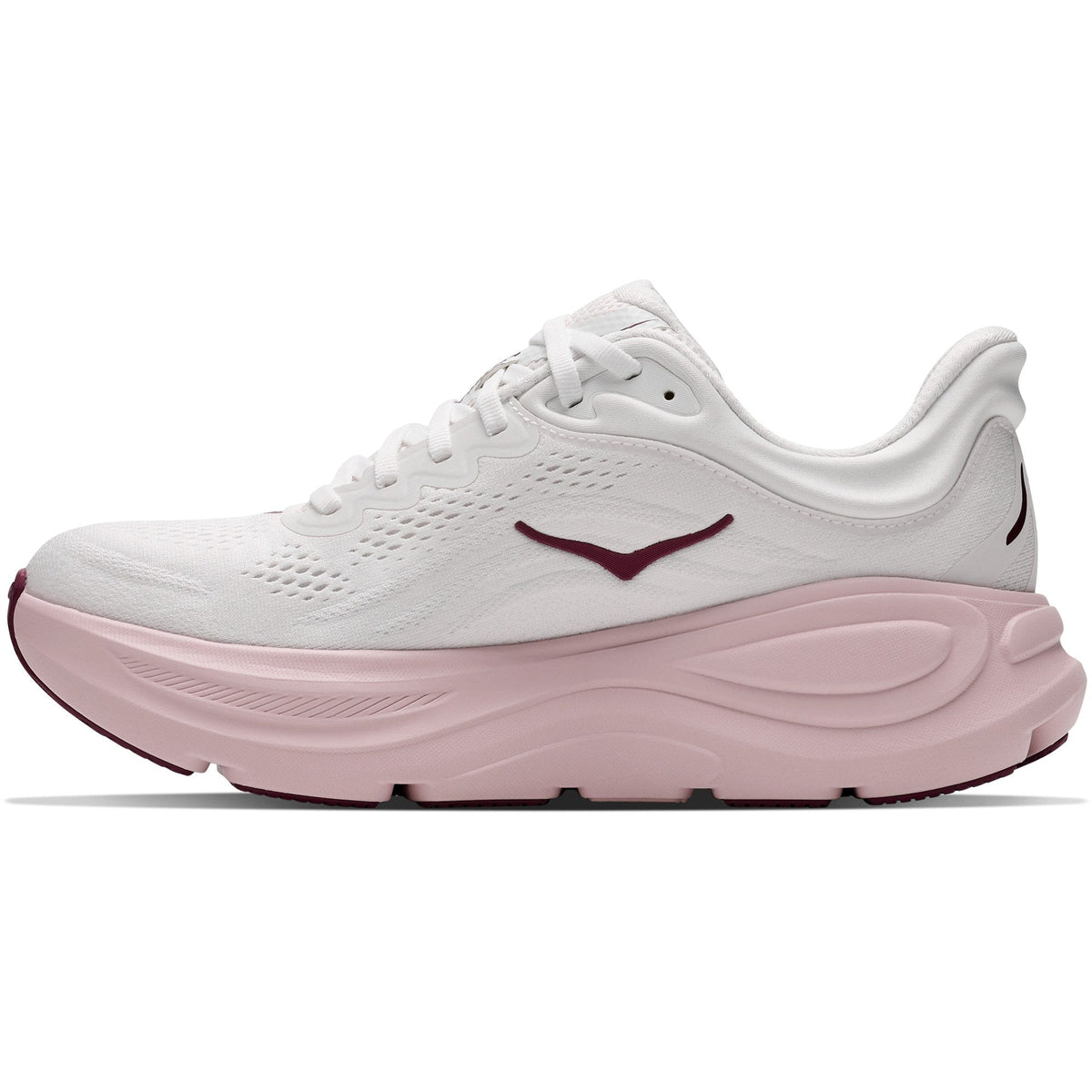 Women's Bondi 9 Road-Running Shoes - White/Pink Opal - view 2