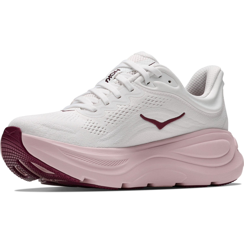 Women's Bondi 9 Road-Running Shoes - White/Pink Opal - view 4