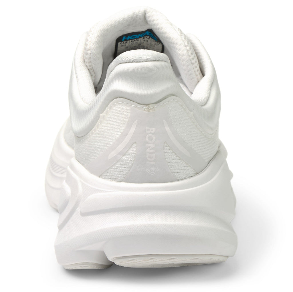 Women's Bondi 9 Road-Running Shoes - White/White - view 4